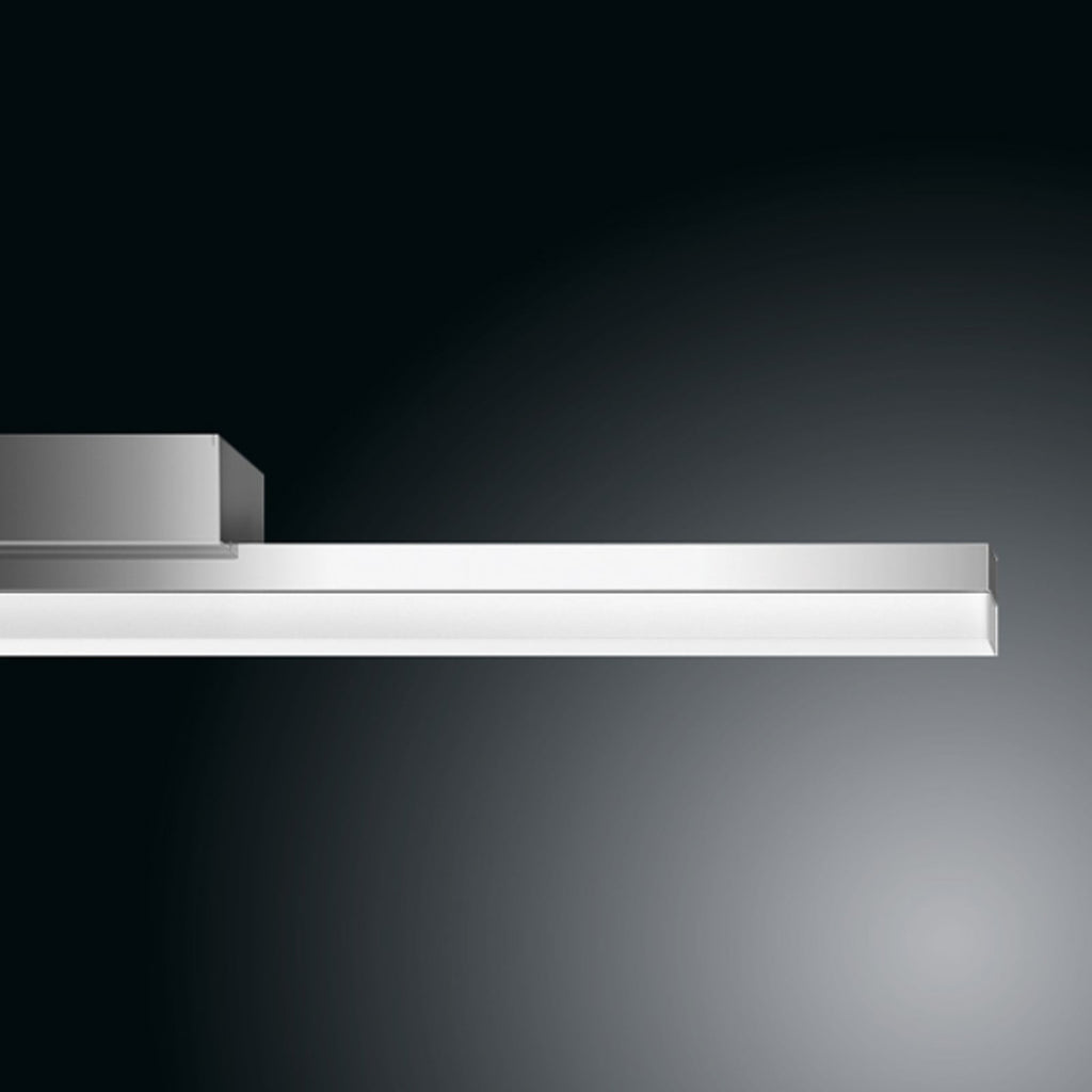 LED taklampe SpinaLED dimbar krom 120 cm forfra