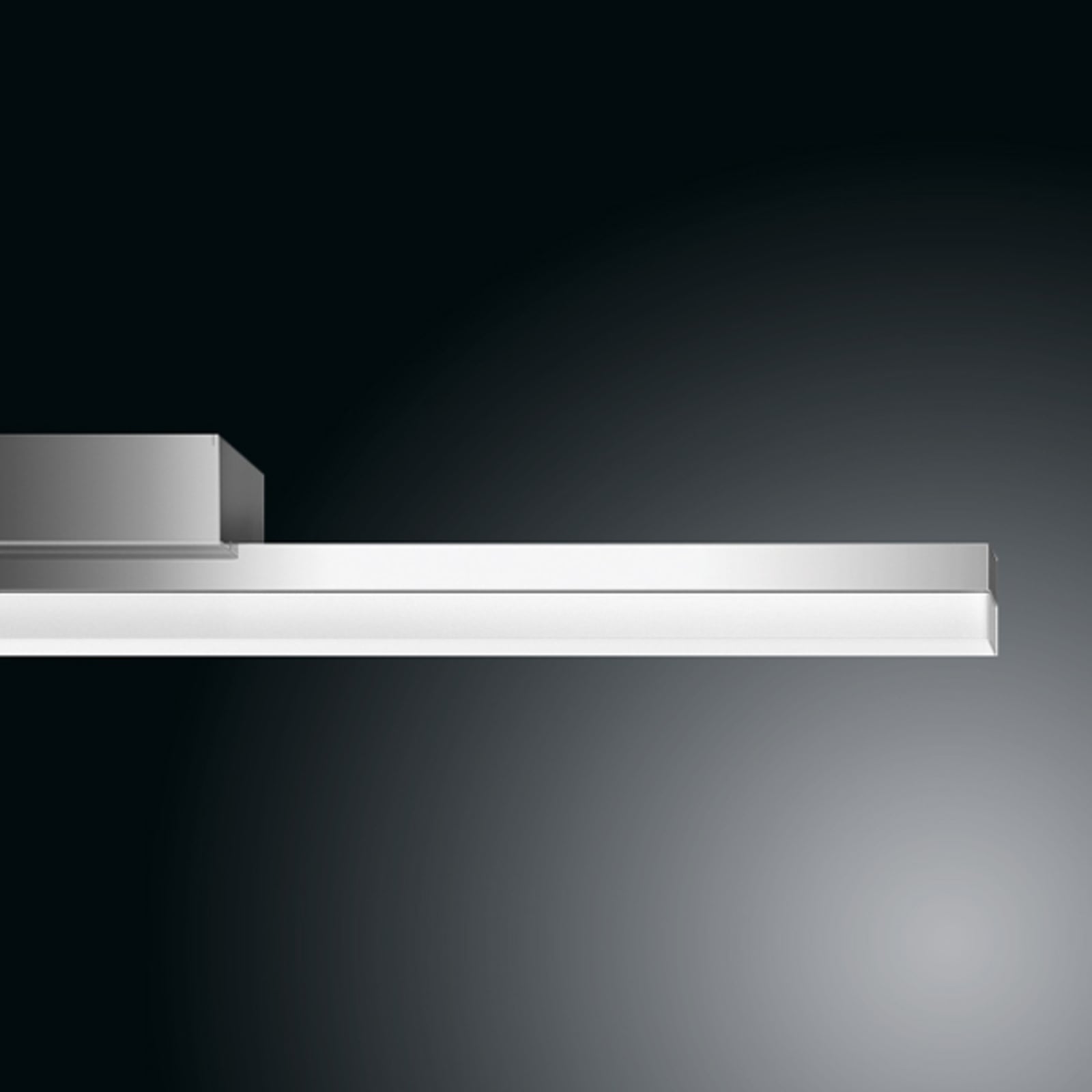 LED taklampe SpinaLED dimbar krom 120 cm forfra