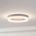 LED taklampe Squillo dimbar RGBW CCT Tuya Ø50 cm hvit forfra