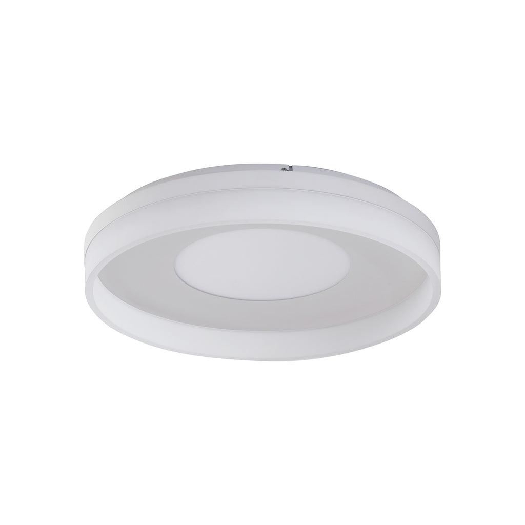Detalj av LED taklampe Squillo dimbar RGBW CCT Tuya Ø50 cm hvit