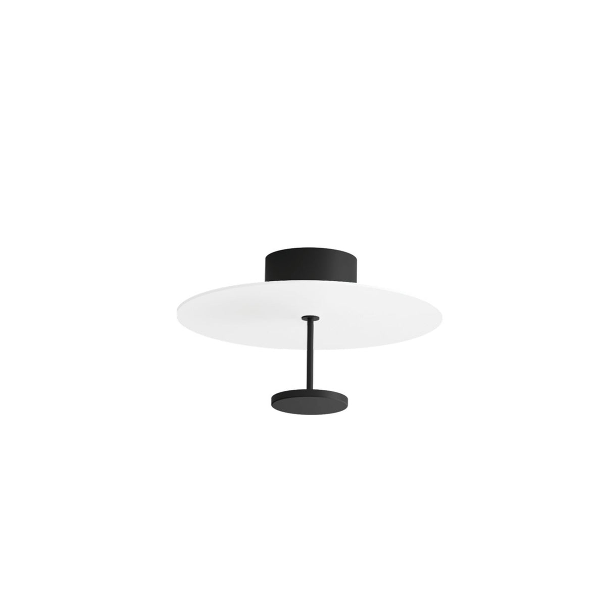 LED taklampe Stilo_S dimbar svart front