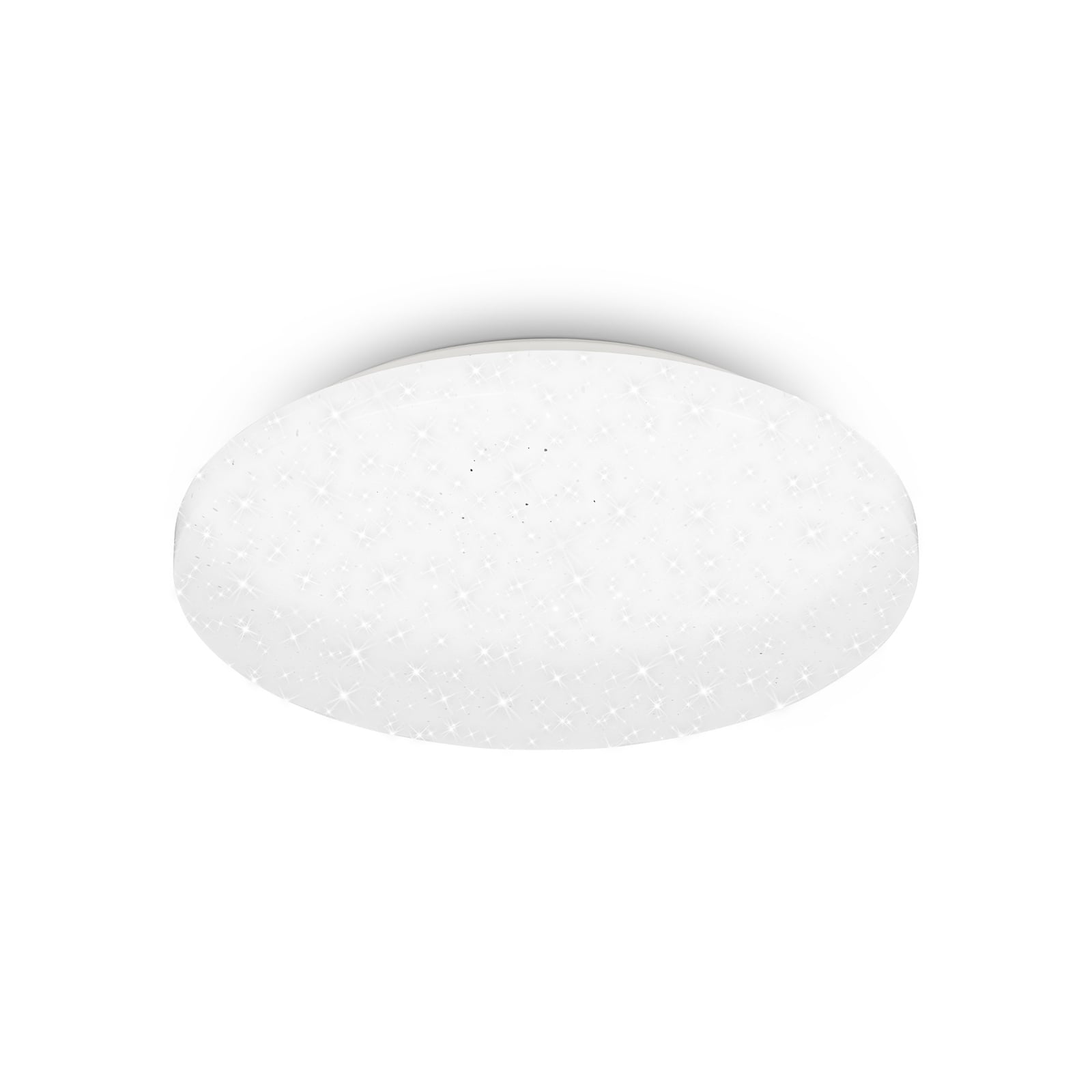 LED taklampe stjernehimmel hvit plast IP44 Ø28 cm 12W - montert i tak