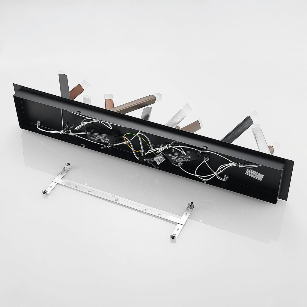 LED taklampe Stoika 100 cm fargerik aluminium dimbar med varm hvit belysning