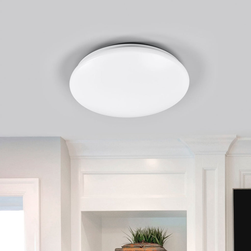 LED taklampe Suede rund Ø38 cm hvit 4000K Philips detalj