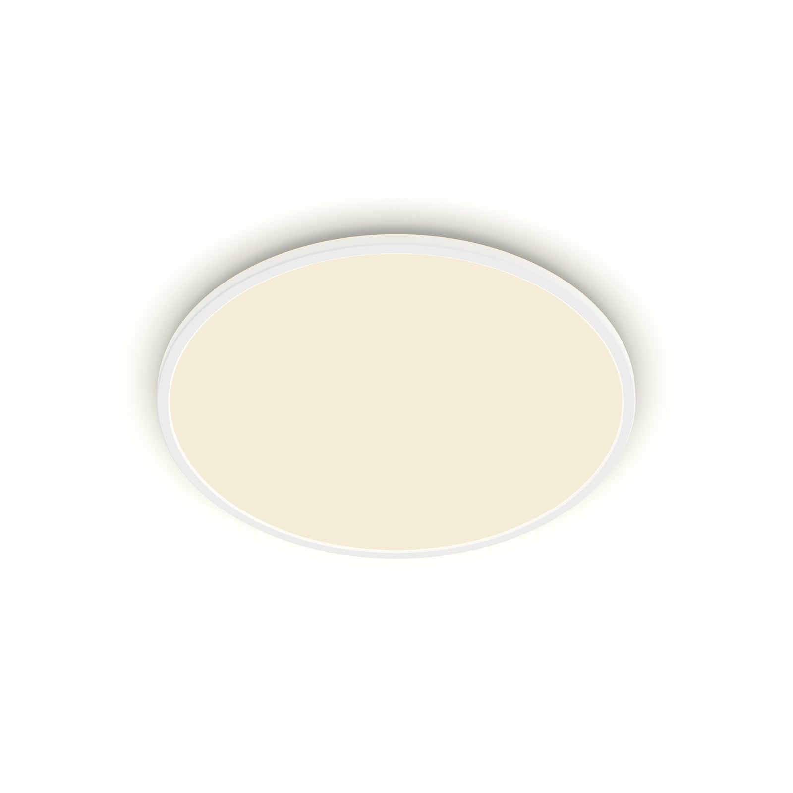 LED taklampe SuperSlim dimbar hvit Ø24,5 cm 4000K IP44 forfra