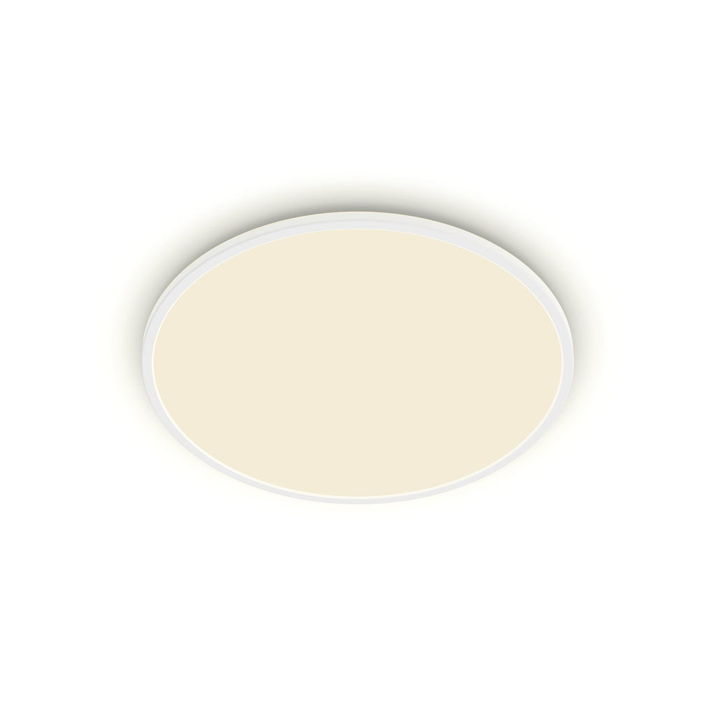 LED taklampe SuperSlim dimbar hvit Ø24,5 cm 4000K IP44 forfra