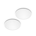 LED taklampe SuperSlim 2-pack hvit IP44 Ø30 cm 18W forfra