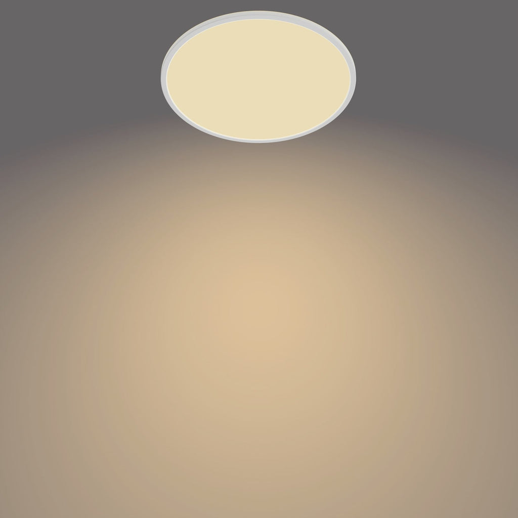 LED taklampe SuperSlim dimbar hvit Ø42 cm 2700K detalj av overflate