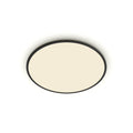 LED taklampe SuperSlim dimbar svart forfra