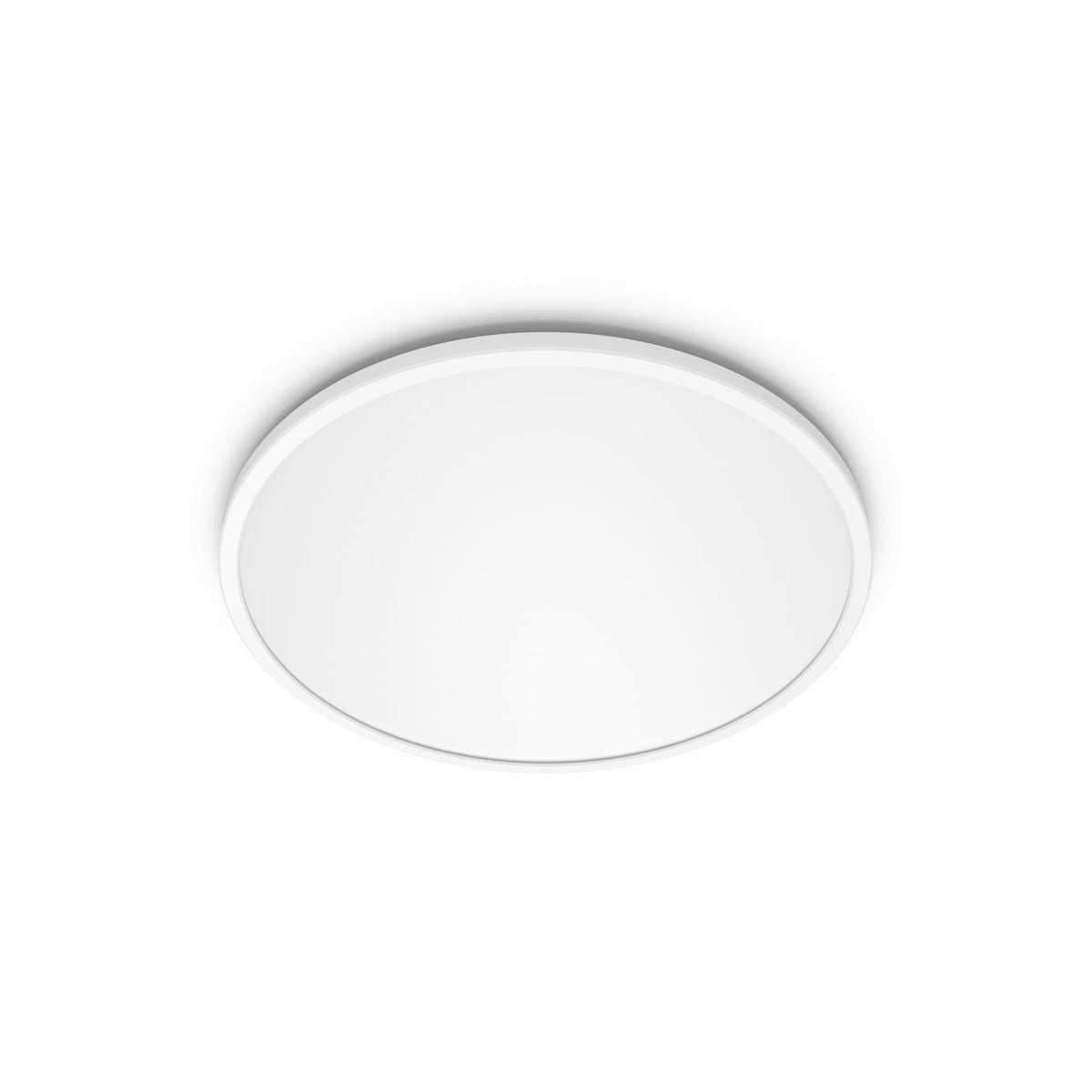 LED-taklampe SuperSlim dimbar hvit Ø29,5 cm IP44 18W Philips forfra