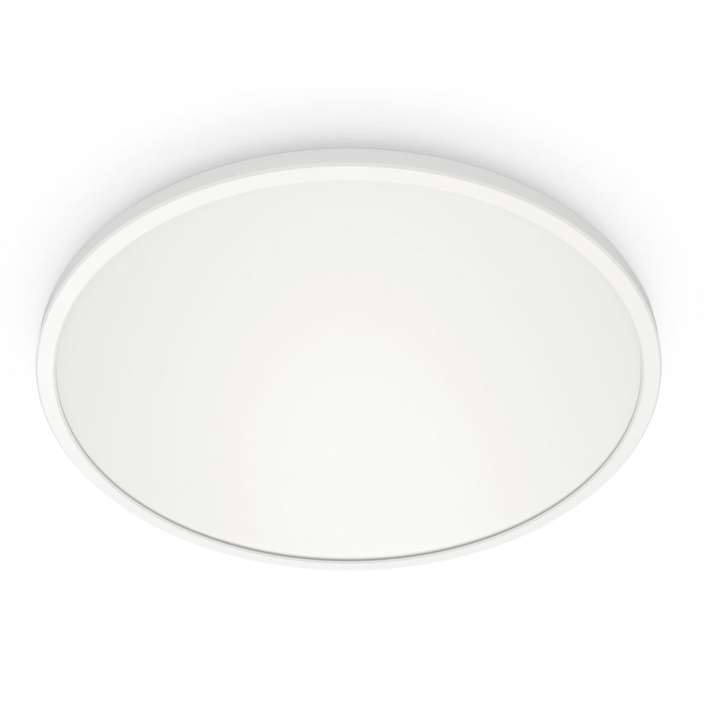 LED taklampe SuperSlim smart CCT dimbar Ø29 cm hvit forfra