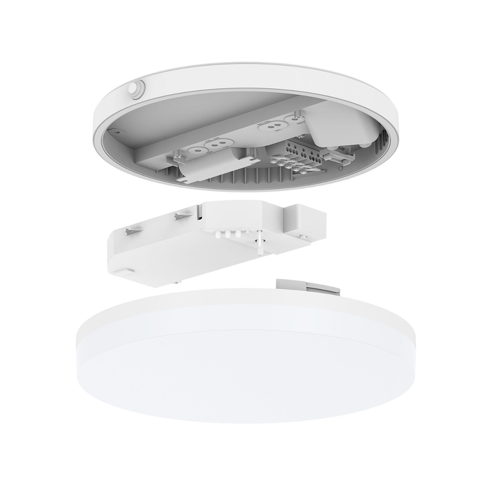 Montert LED taklampe SURFACE CCT hvit i rom