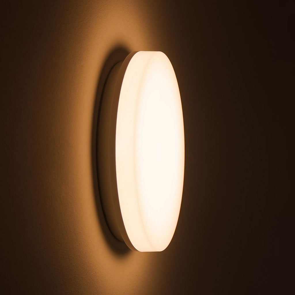 LED taklampe SURFACE hvit plast Ø25 cm CCT detalj