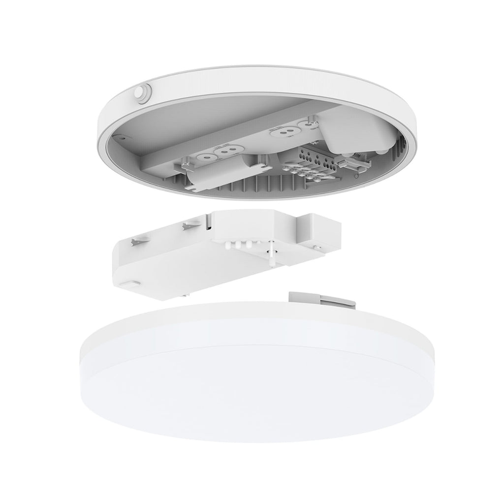 LED taklampe SURFACE hvit plast Ø25 cm CCT montert