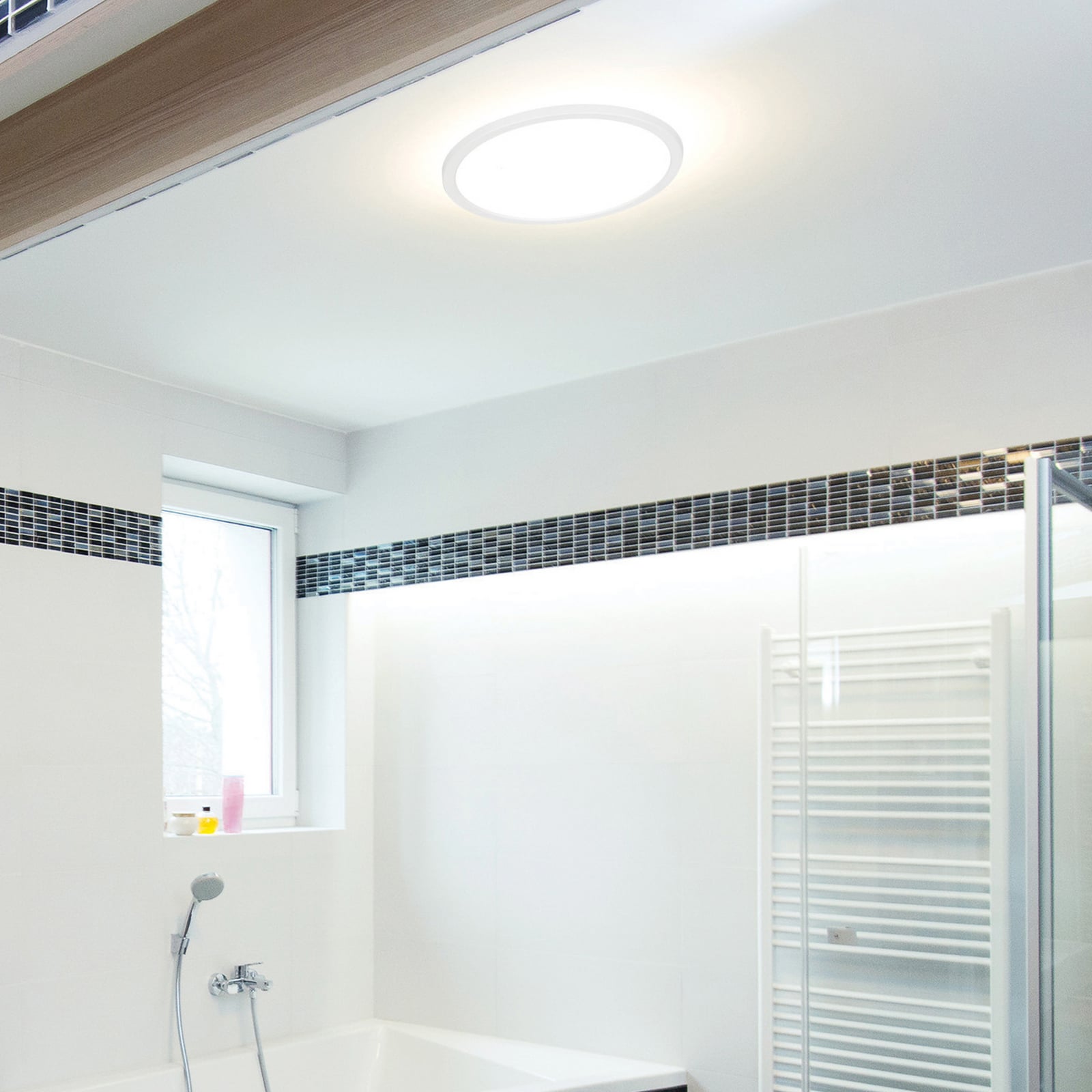 LED taklampe SylRadiance dimbar hvit Ø40 cm IP54 22W bakside