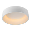 LED taklampe Talowe dimbar hvit aluminium forfra