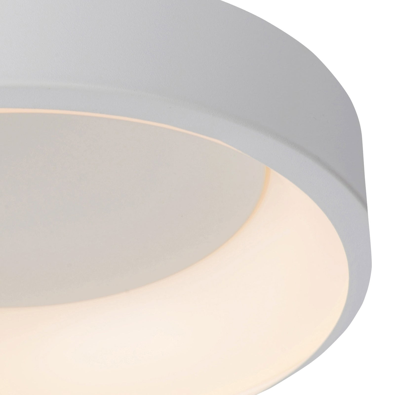LED taklampe Talowe rund dimbar hvit Ø30 cm montert i rom