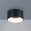 LED taklampe Tanika svart Ø16 cm 13W dimbar varmhvit forfra