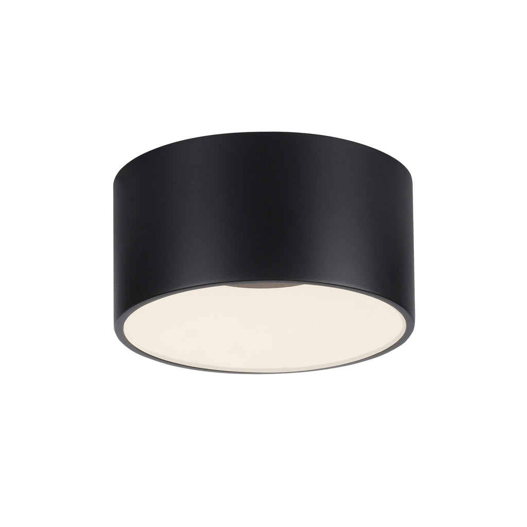 LED taklampe Tanika svart Ø16 cm 13W dimbar varmhvit detalj