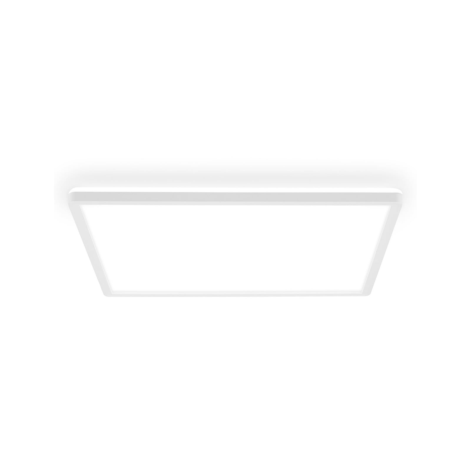 LED taklampe Tava A hvit plast 42x42 cm 14W nøytralhvit forfra