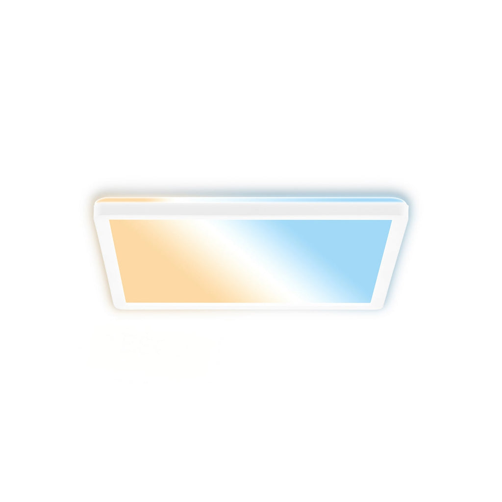 LED-taklampe Tava A CCT dimbar 29x29 cm med fjernkontroll forfra