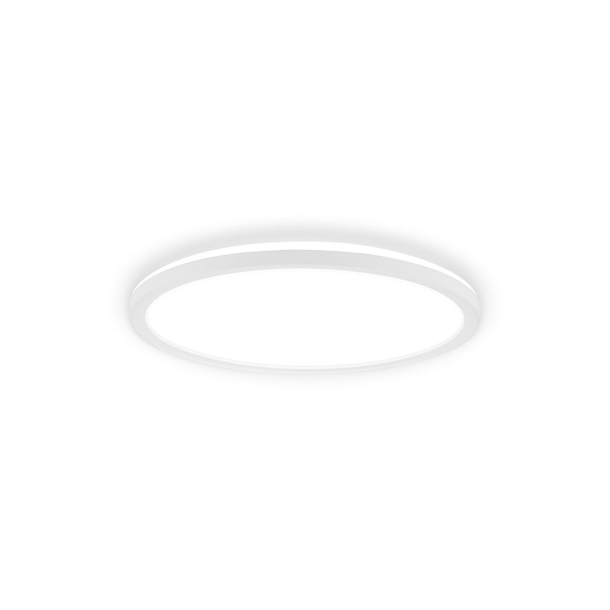 LED taklampe Tava A hvit plast Ø29 cm forfra