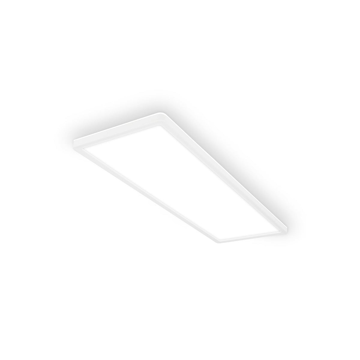 LED taklampe Tava A rektangulær hvit 58x20 cm forfra