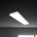 LED taklampe Tava hvit plast 98 cm 36W nøytralhvit forfra