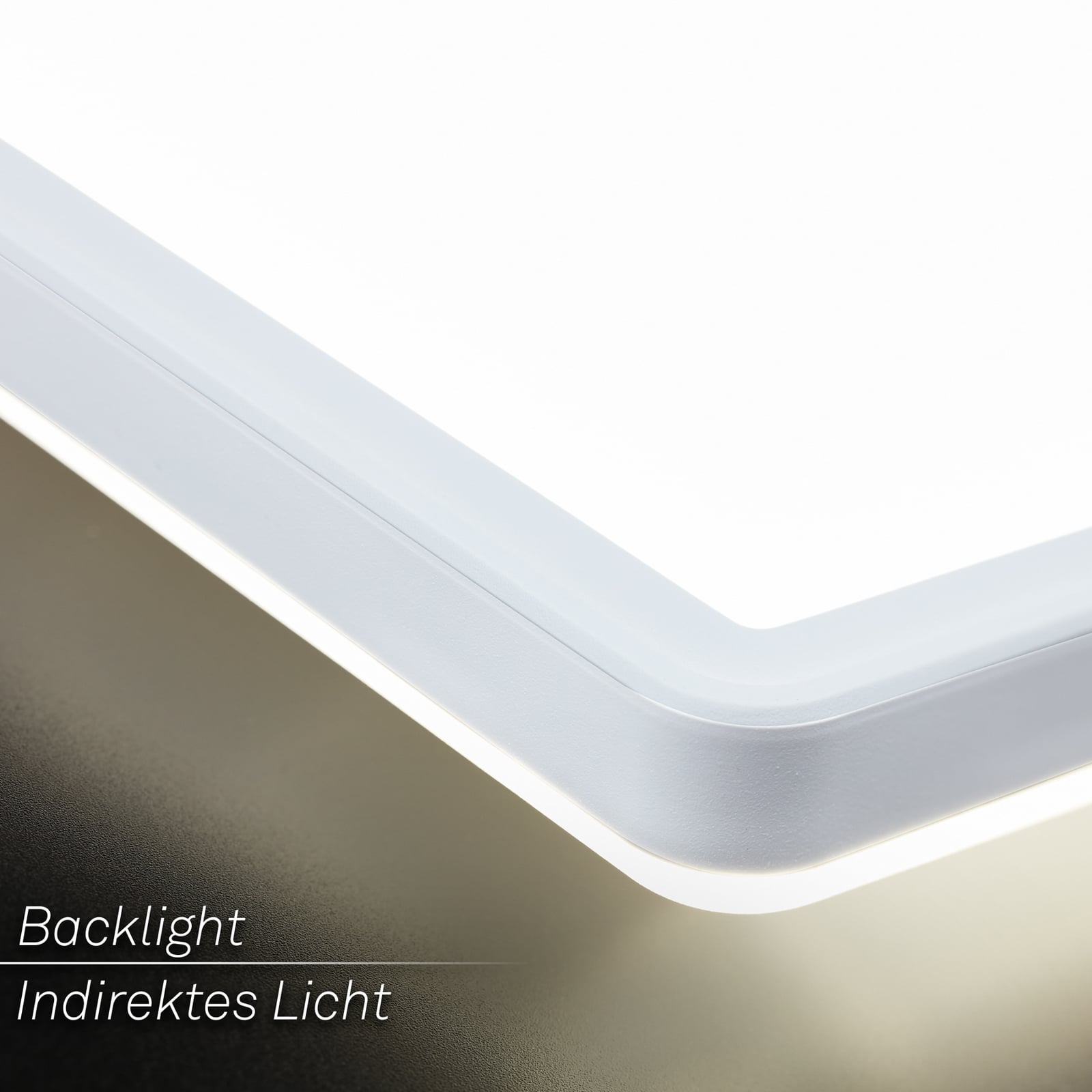 LED taklampe Tava hvit plast 98 cm 36W nøytralhvit bakside