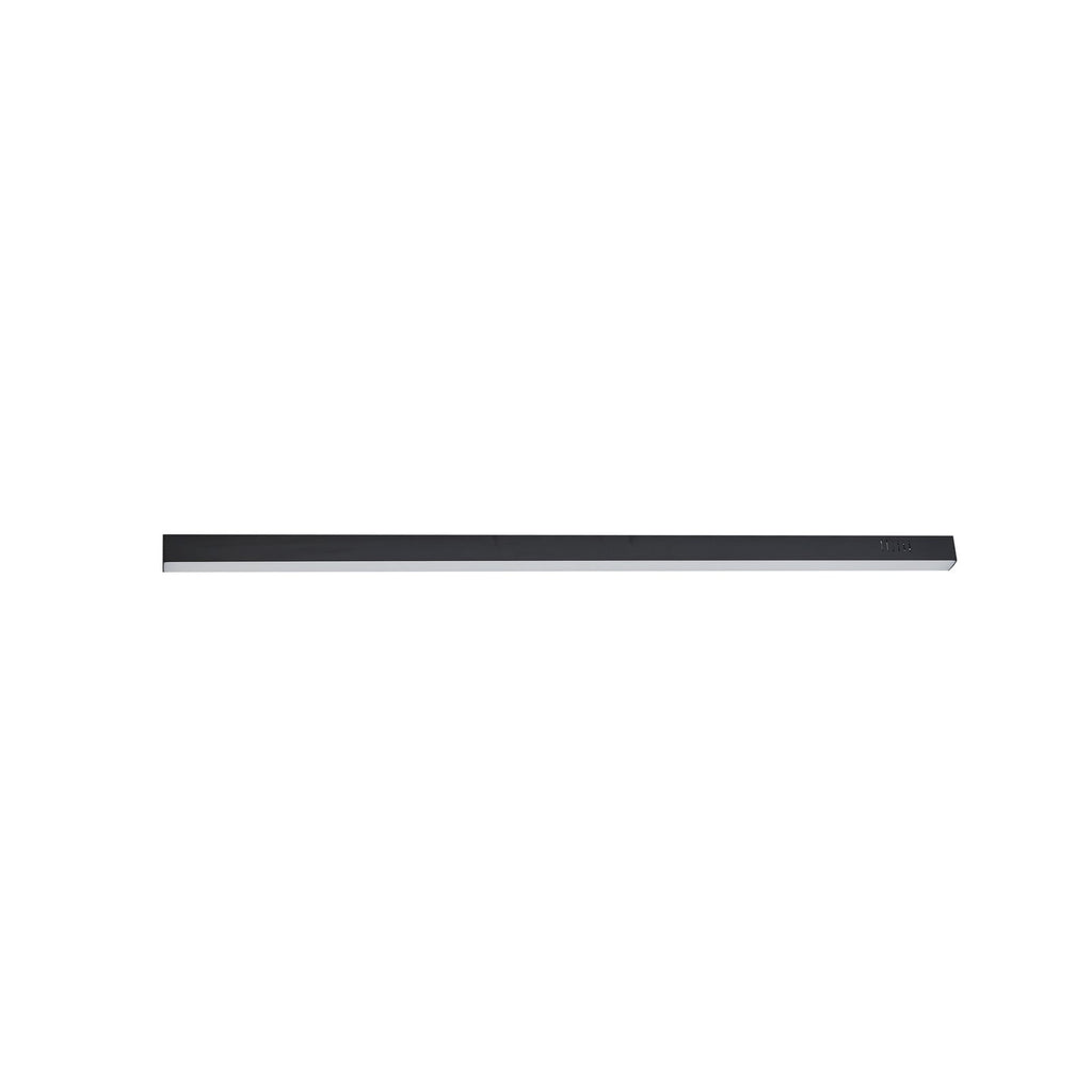 LED taklampe Teniona dimbar CCT svart aluminium fjernkontroll