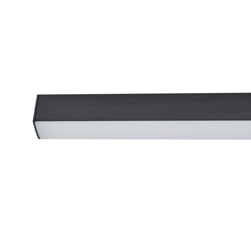 LED taklampe Teniona dimbar CCT svart aluminium nærbilde