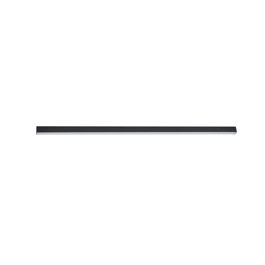 Nærbilde av LED taklampe Teniona dimbar CCT fjernkontroll 132 cm svart