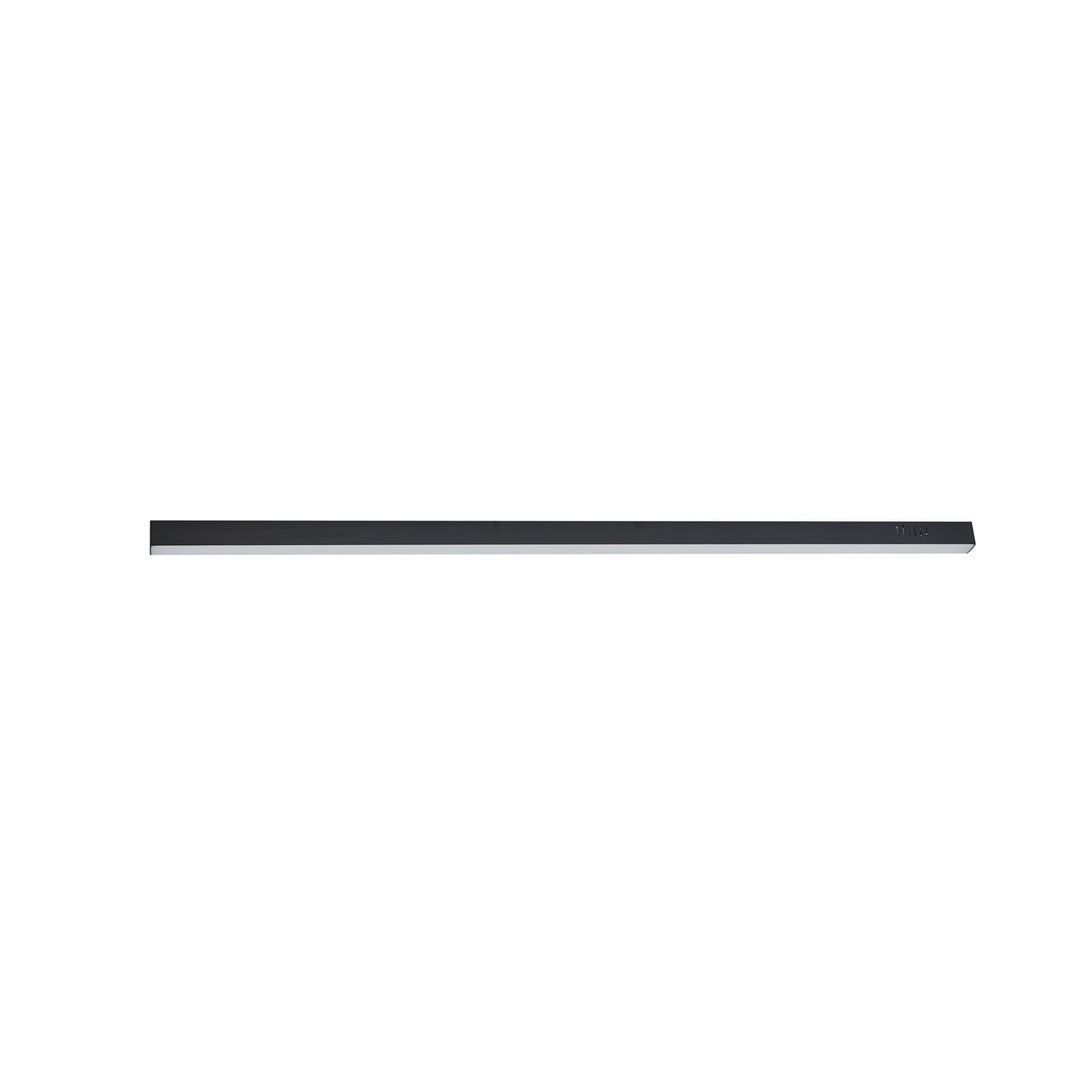 Nærbilde av LED taklampe Teniona dimbar CCT fjernkontroll 132 cm svart