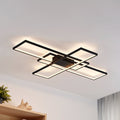 LED taklampe Tetson svart metall 99 cm forfra