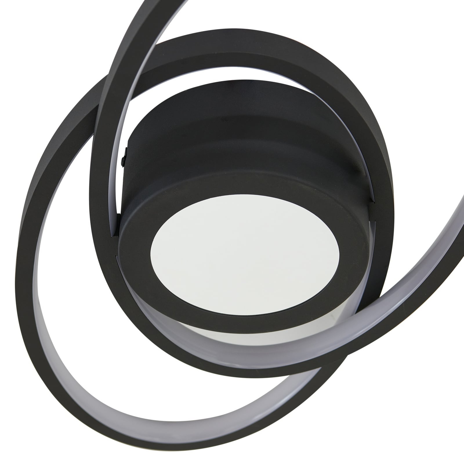 LED taklampe Thalina svart dimbar detalj