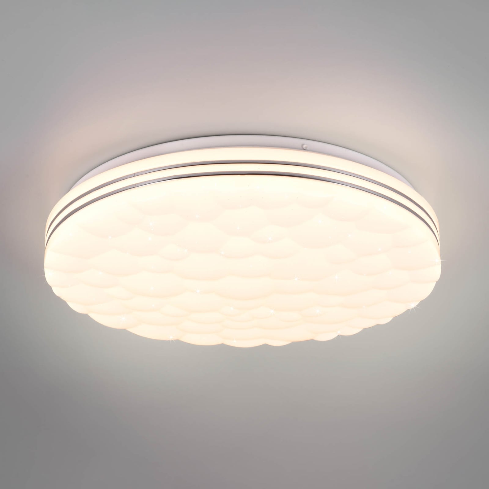 LED taklampe Tiger RGB CCT stjernehimmel dimbar forfra