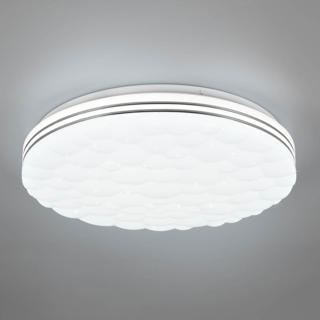 Detalj av LED taklampe Tiger RGB CCT stjernehimmel dimbar