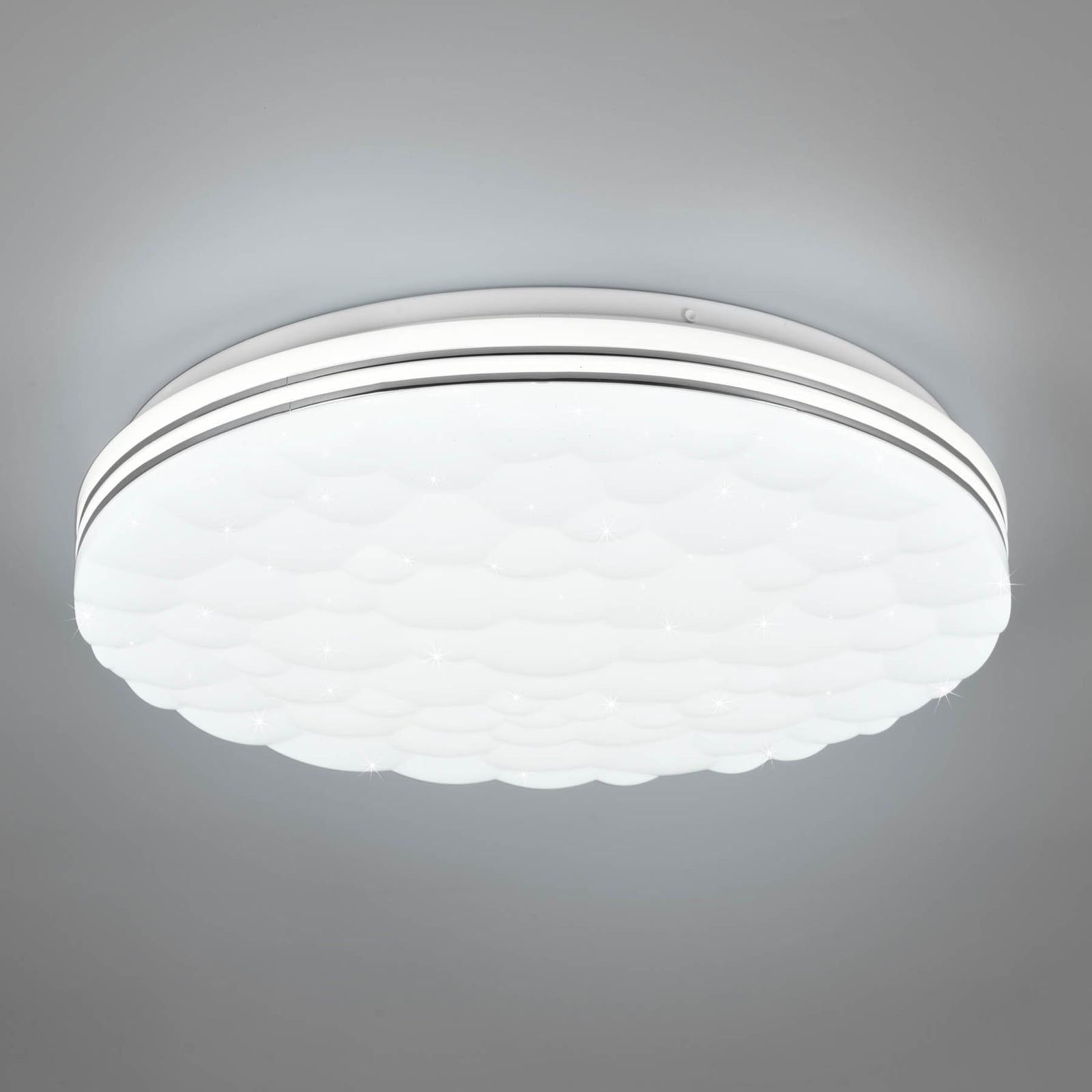 Detalj av LED taklampe Tiger RGB CCT stjernehimmel dimbar