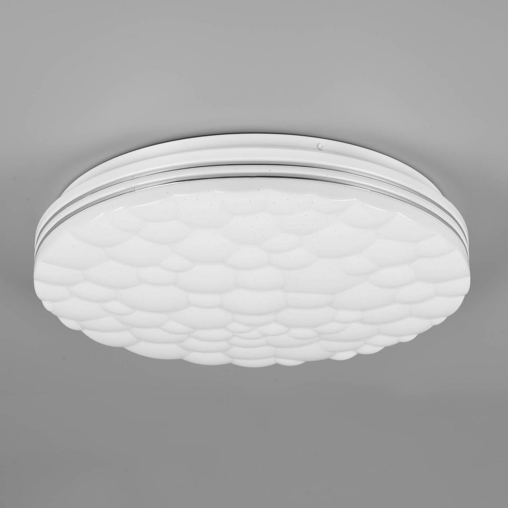 Nærbilde av LED taklampe Tiger RGB CCT stjernehimmel dimbar detalj