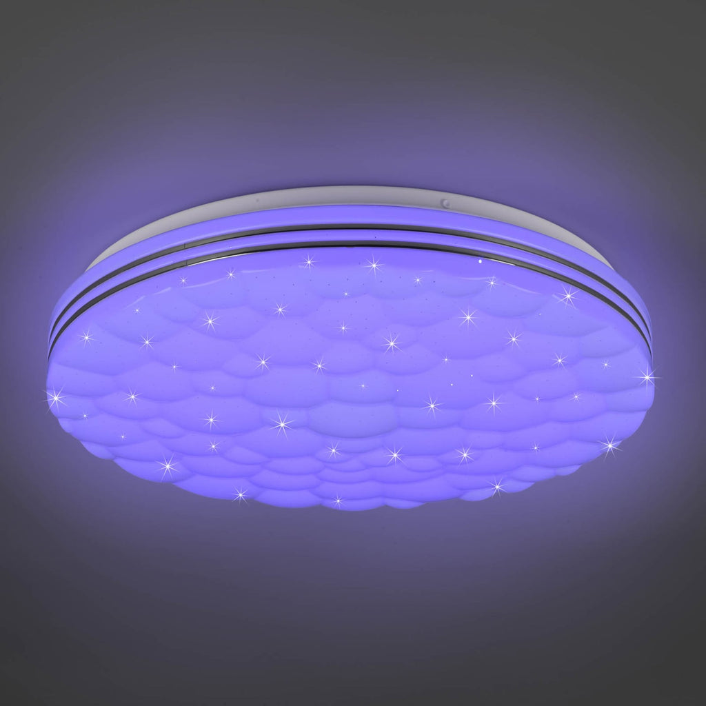 LED taklampe Tiger RGB CCT stjernehimmel dimbar Ø38 cm - Reality