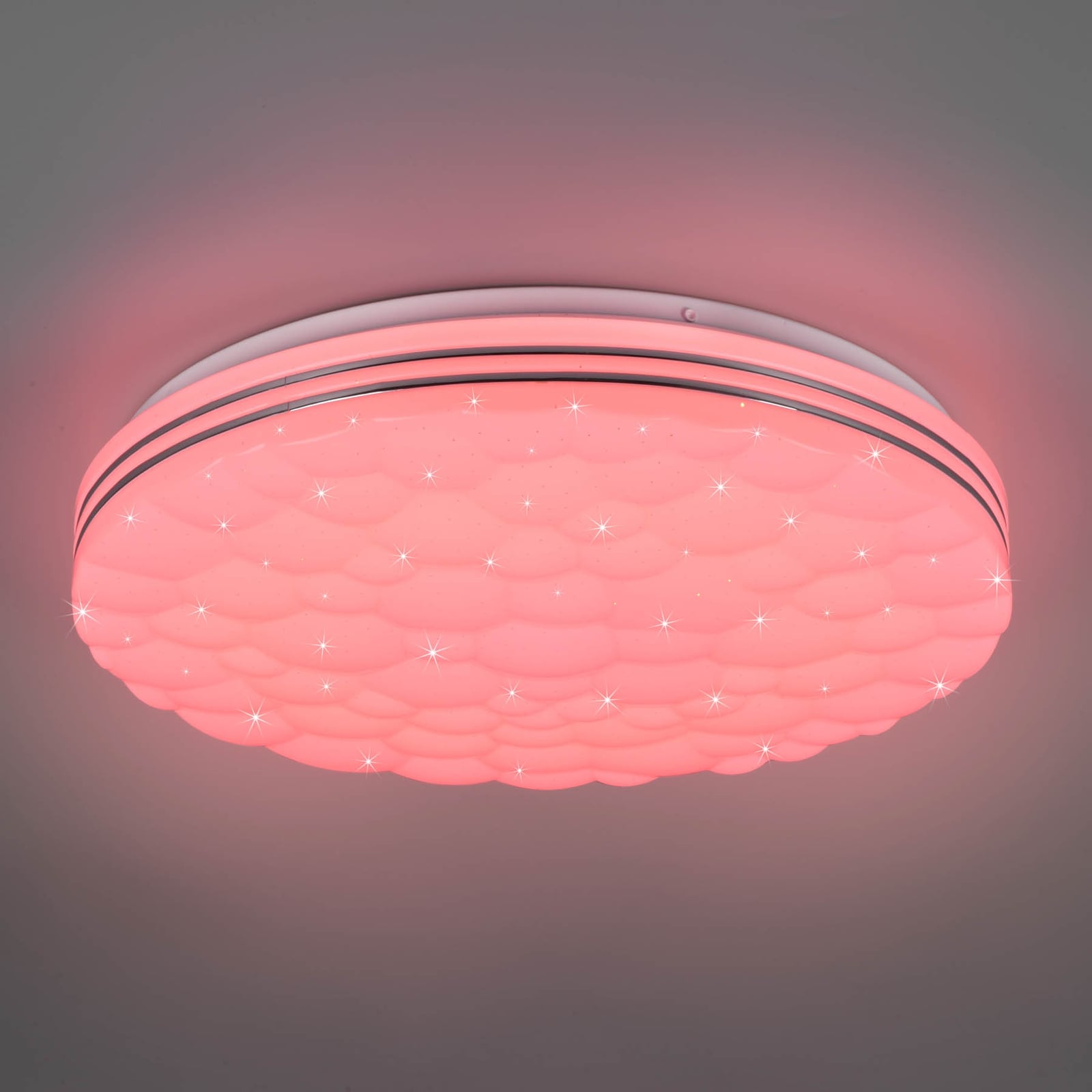LED taklampe Tiger RGB CCT stjernehimmel dimbar Ø38 cm - Reality