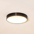 LED taklampe Timur antrasitt stål Ø34 cm forfra