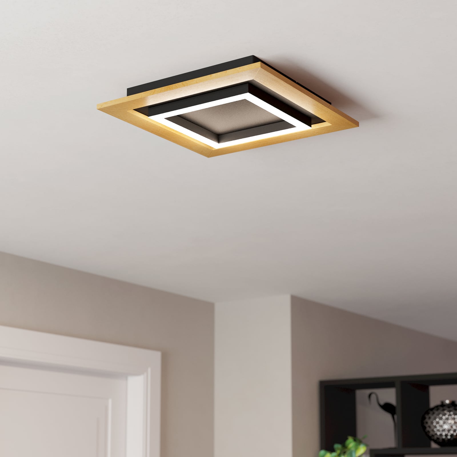 LED taklampe Tirrenara med fjernkontroll CCT bakside
