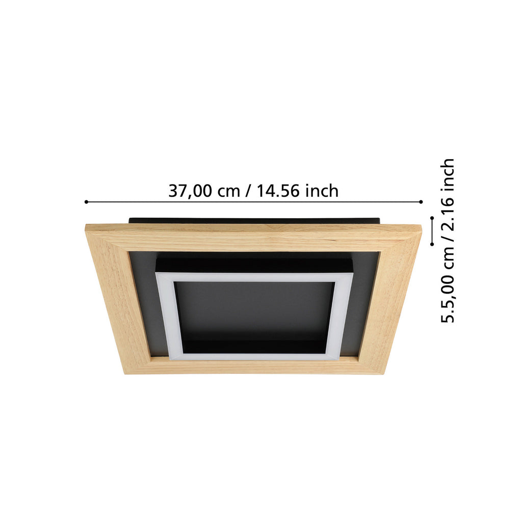 Detalj av LED taklampe Tirrenara med fjernkontroll CCT