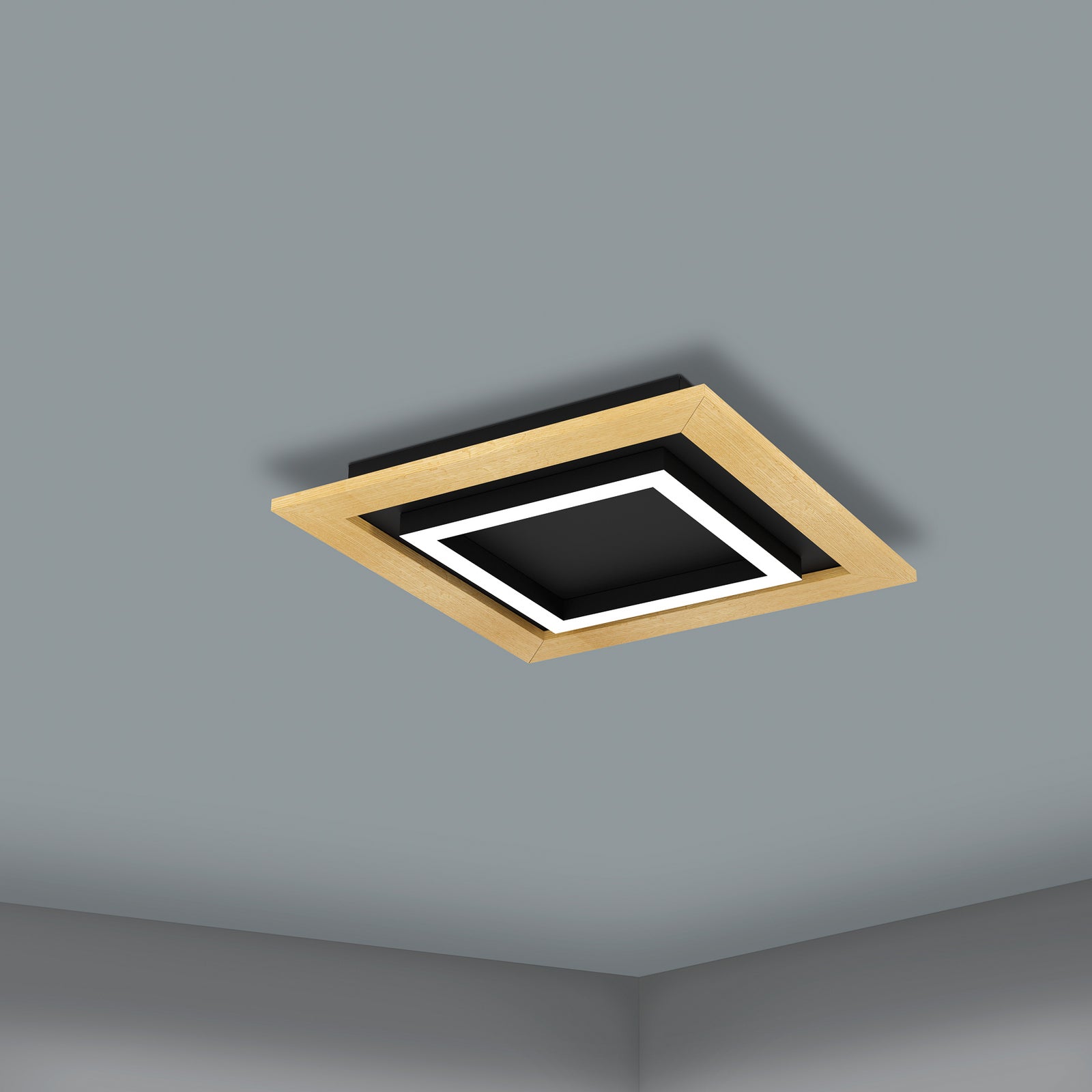 LED taklampe Tirrenara med fjernkontroll CCT lysdetalj
