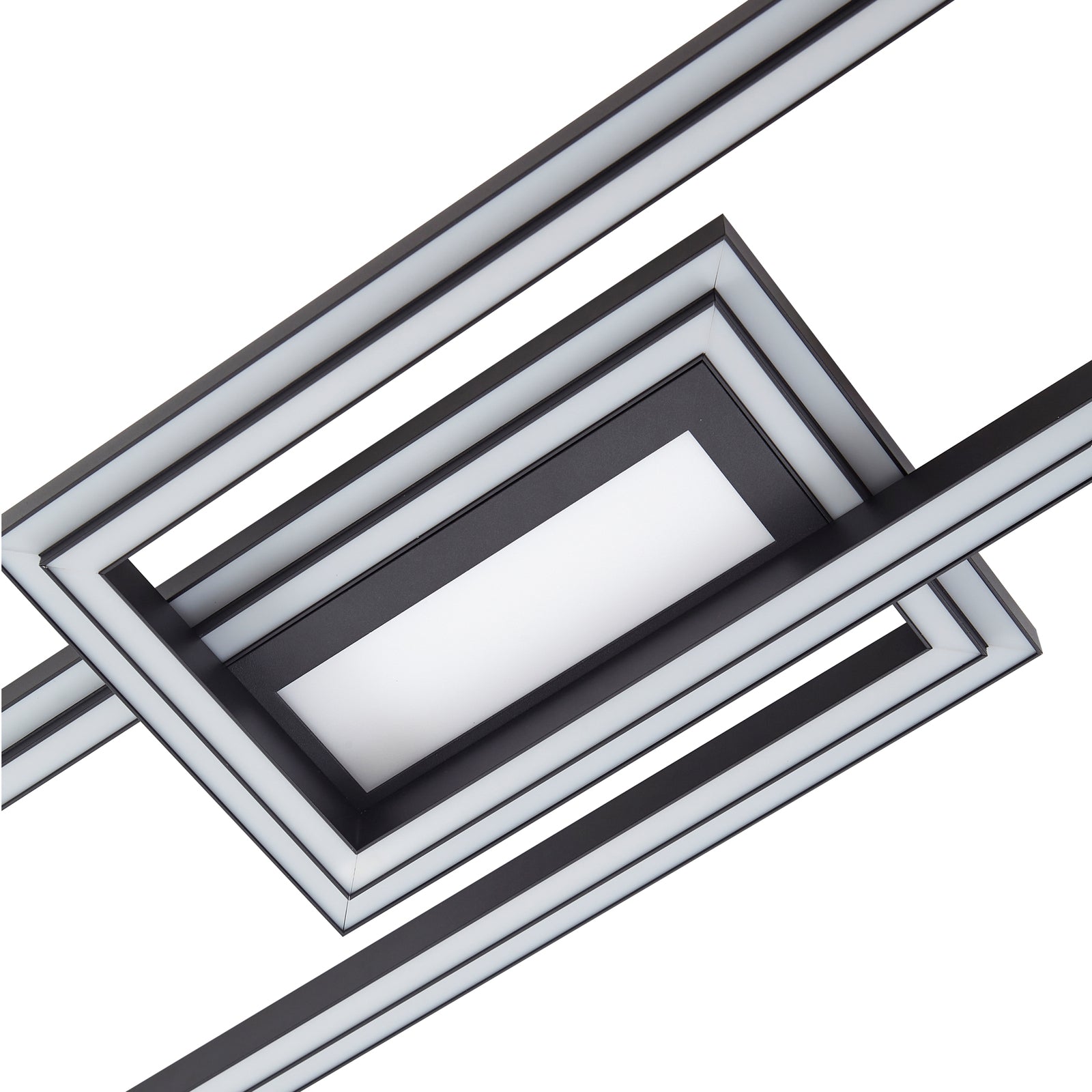 LED taklampe Tjado dimbar RGB CCT svart nærbilde 1