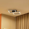 LED taklampe Tjado dimbar svart metall 67 cm forfra