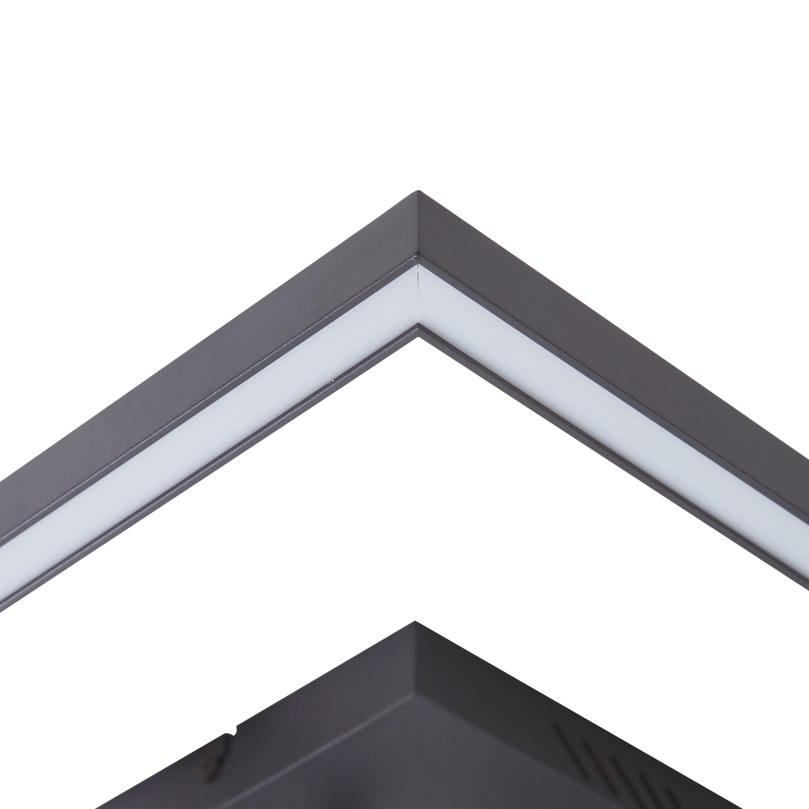 LED taklampe Tjado dimbar svart metall 67 cm innendørs