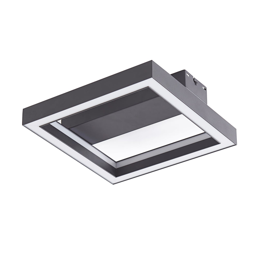 LED taklampe Tjado svart 30x30 cm dimbar RGBW WiFi detalj