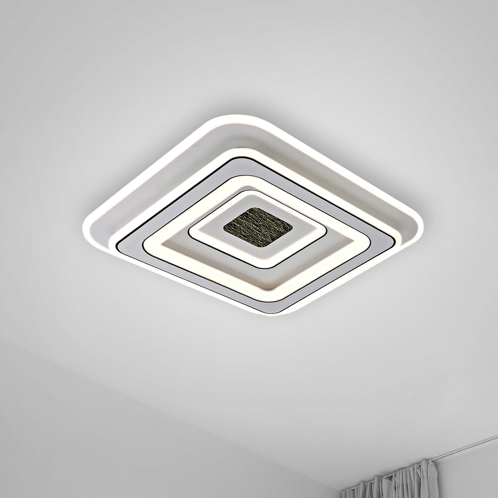 LED taklampe Tolago dimbar CCT fjernkontroll 49x49 cm forfra